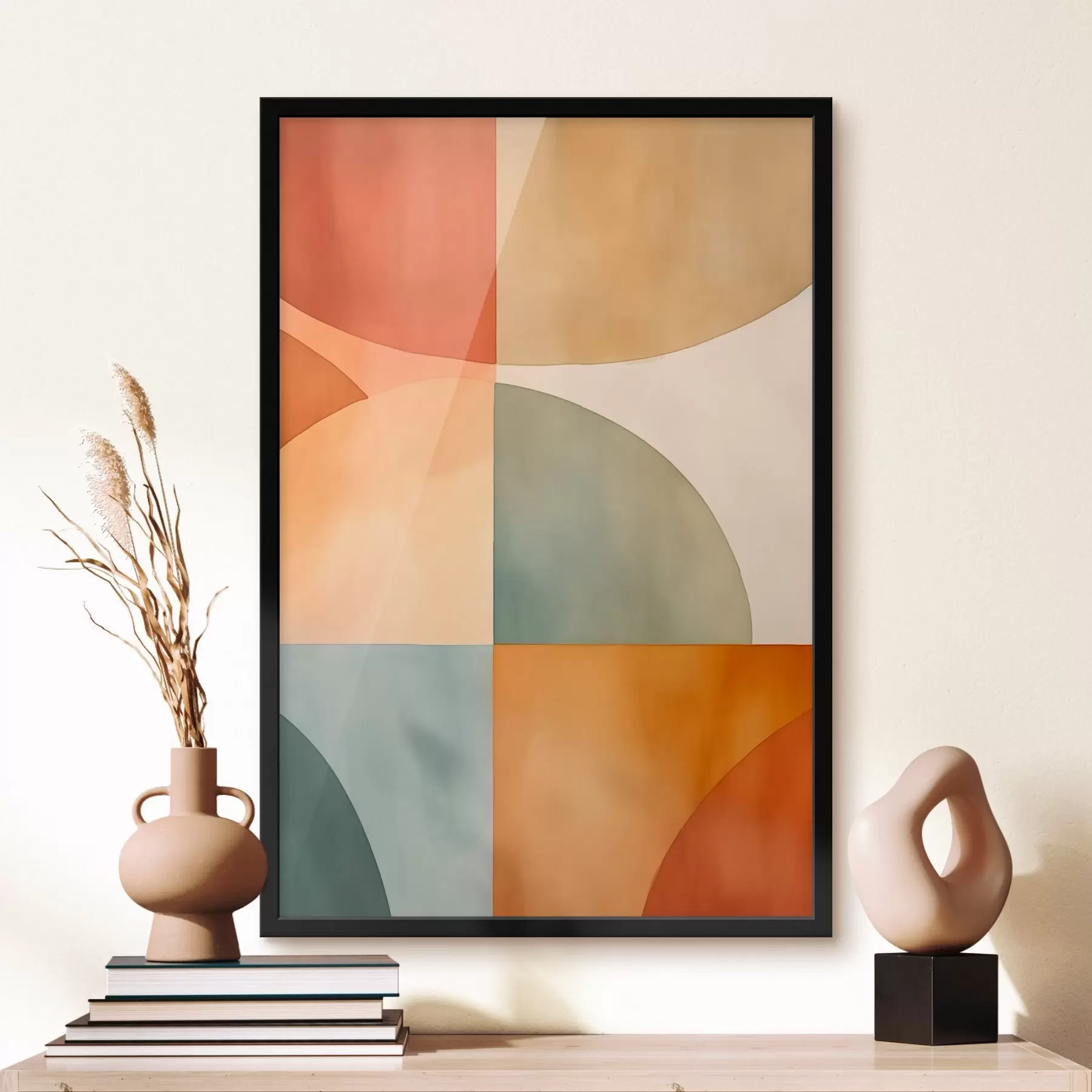 Papier peint photo Cercles géométriques abstraits f45793