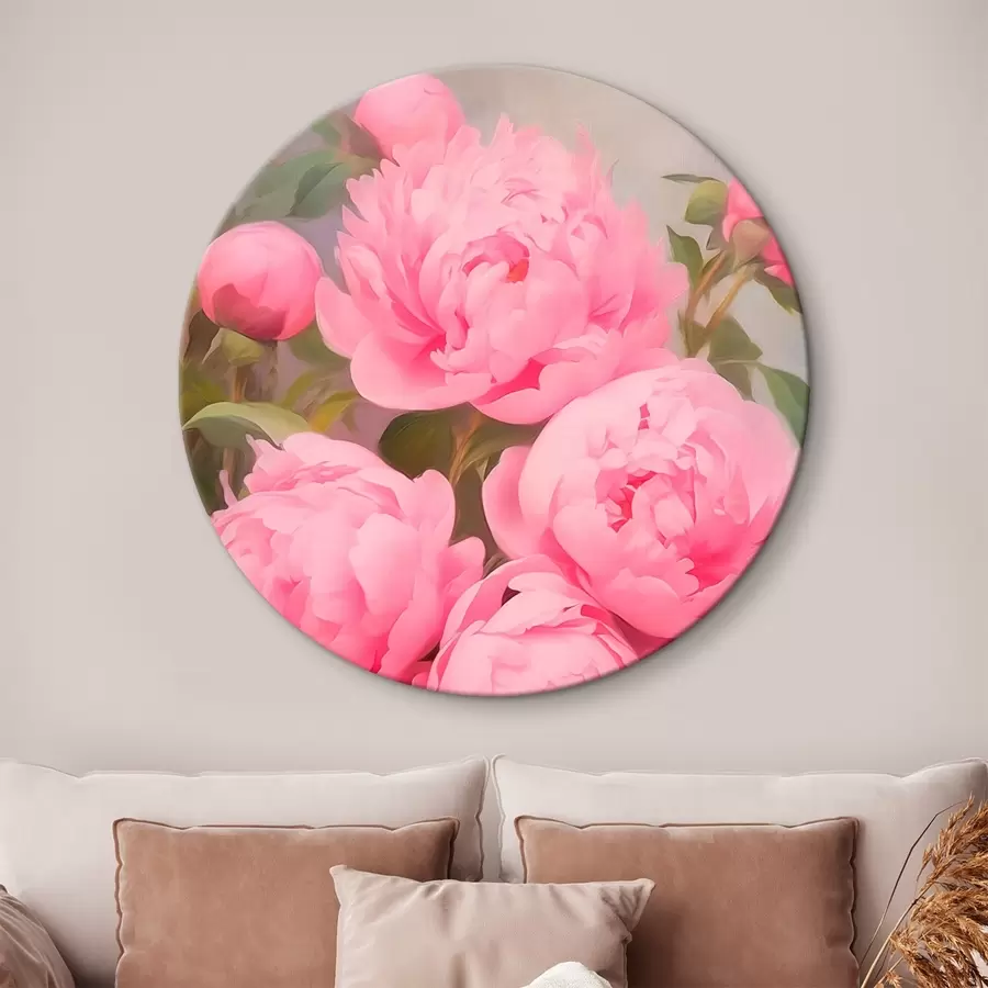  Peintures Pivoines roses r45784