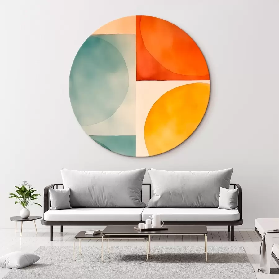  Peintures Cercles géométriques abstraits r45792