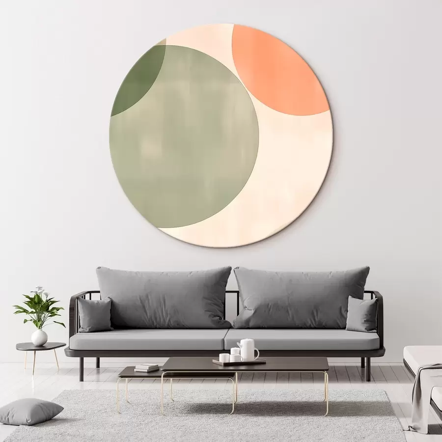  Peintures Grands cercles abstraits r45794