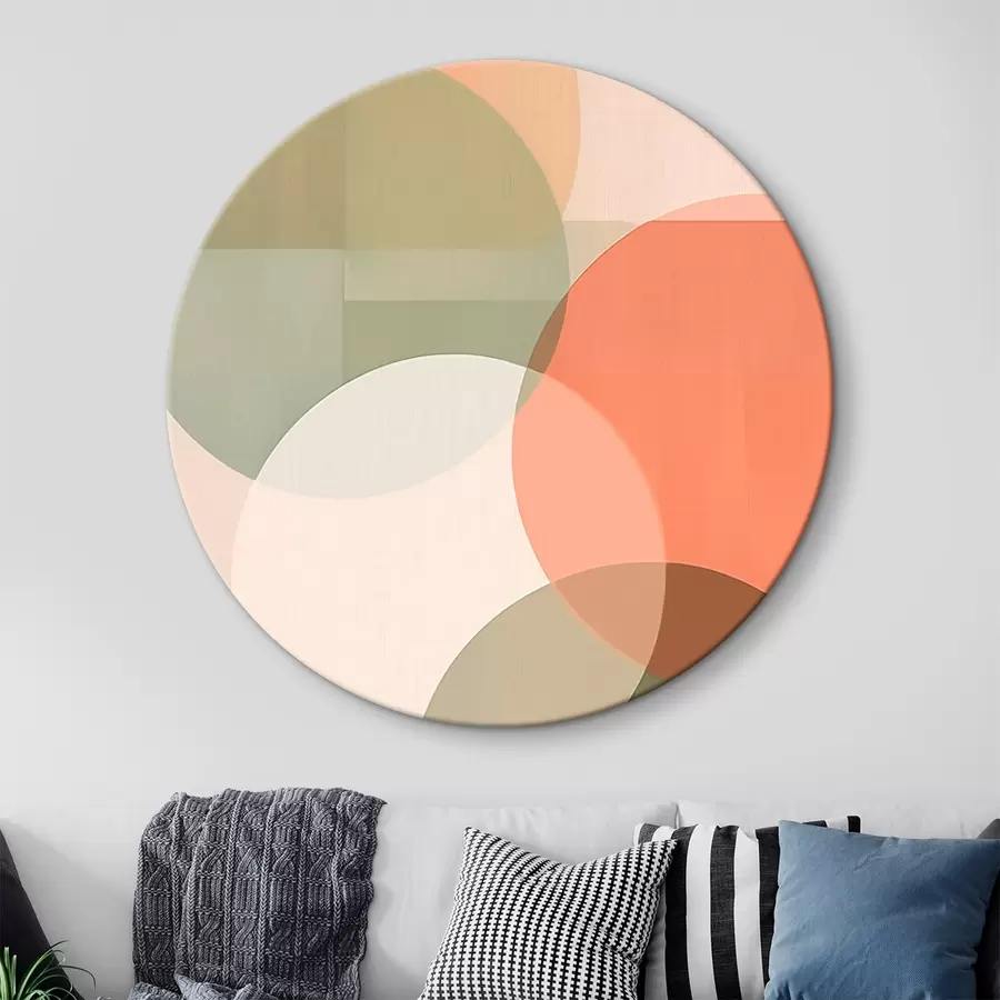  Schilderijen Grote abstracte cirkels r45795