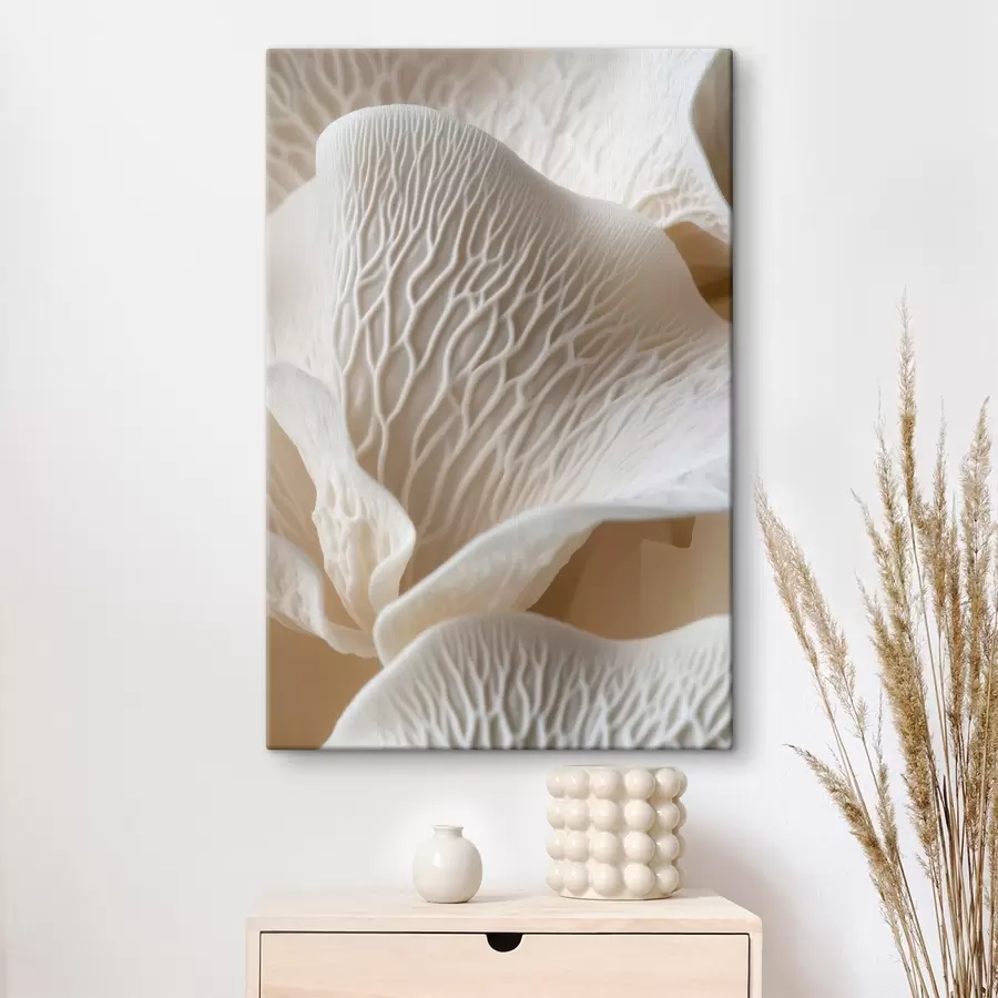  Peintures pétales avec des nervures dans les tons beiges s45704