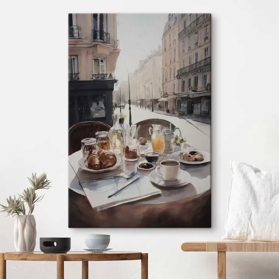  Peintures petit-déjeuner à Paris s45725