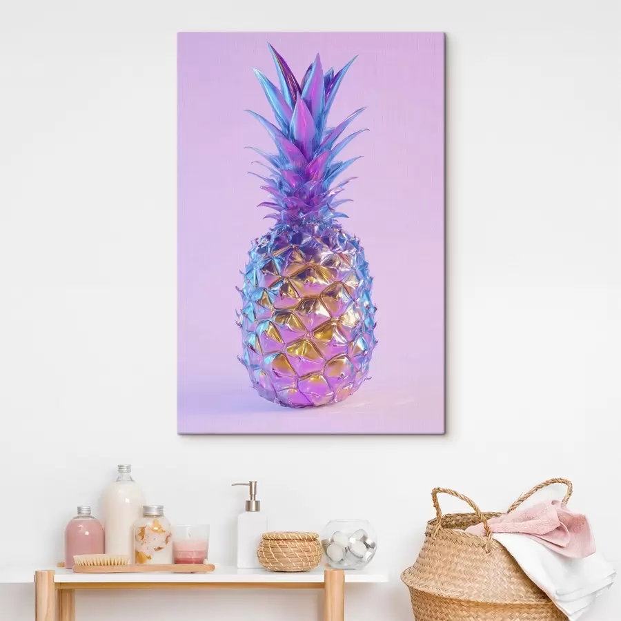  Peintures ananas brillant et éclatant dans un style pop art s45727