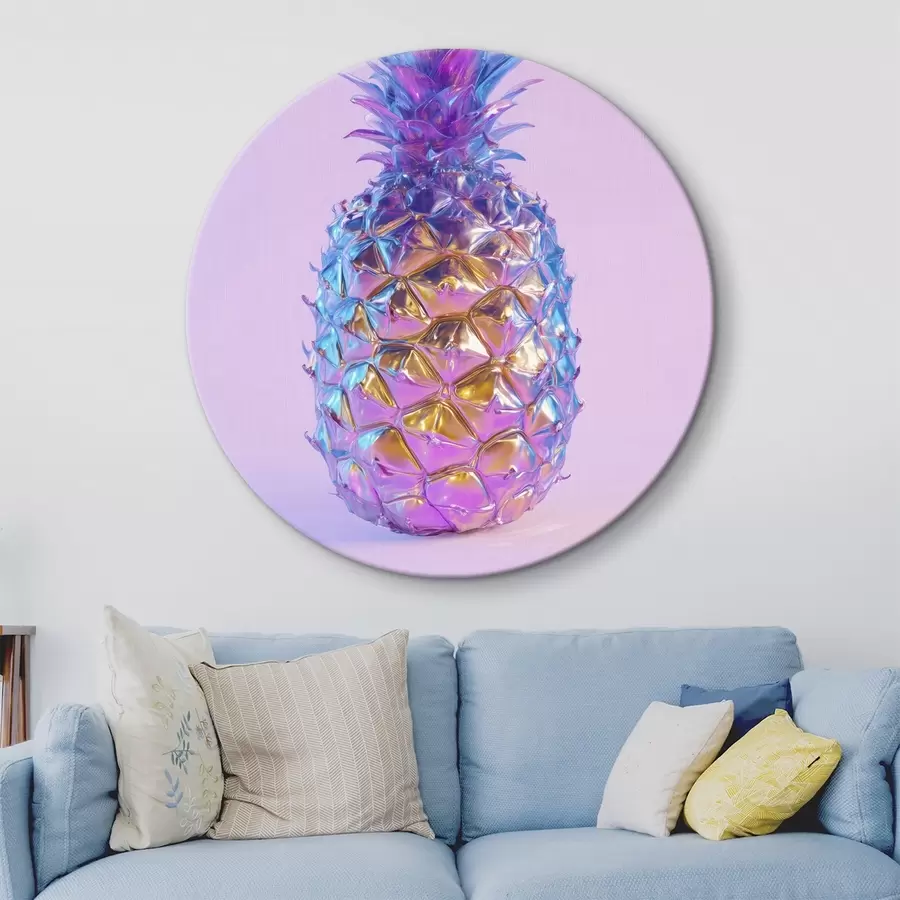  Peintures ananas brillant et éclatant dans un style pop art r45727