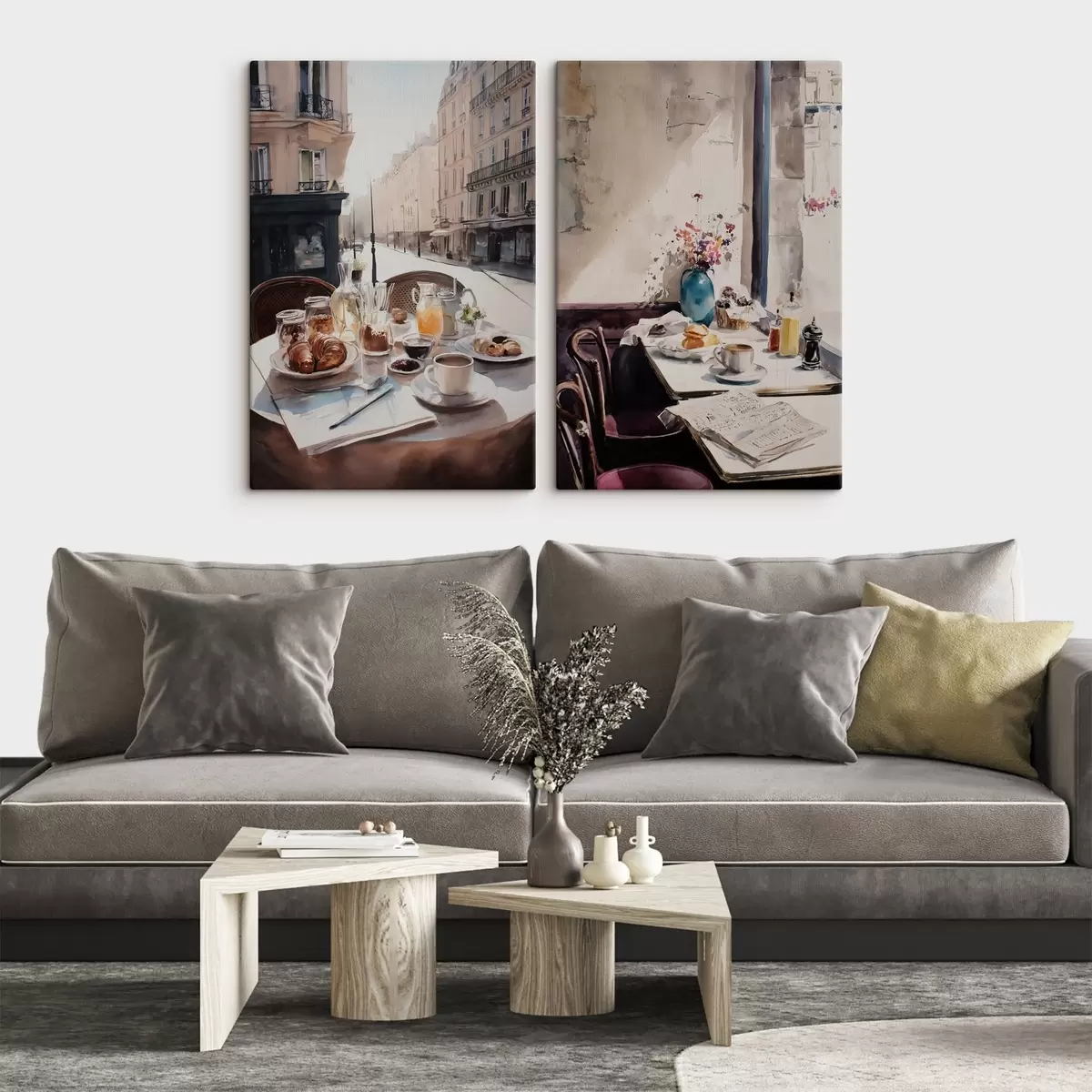  Peintures petit-déjeuner à Paris m00736