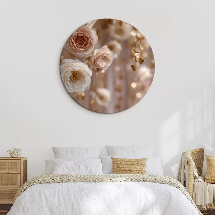  Schilderijen Crème roze met accenten r45824