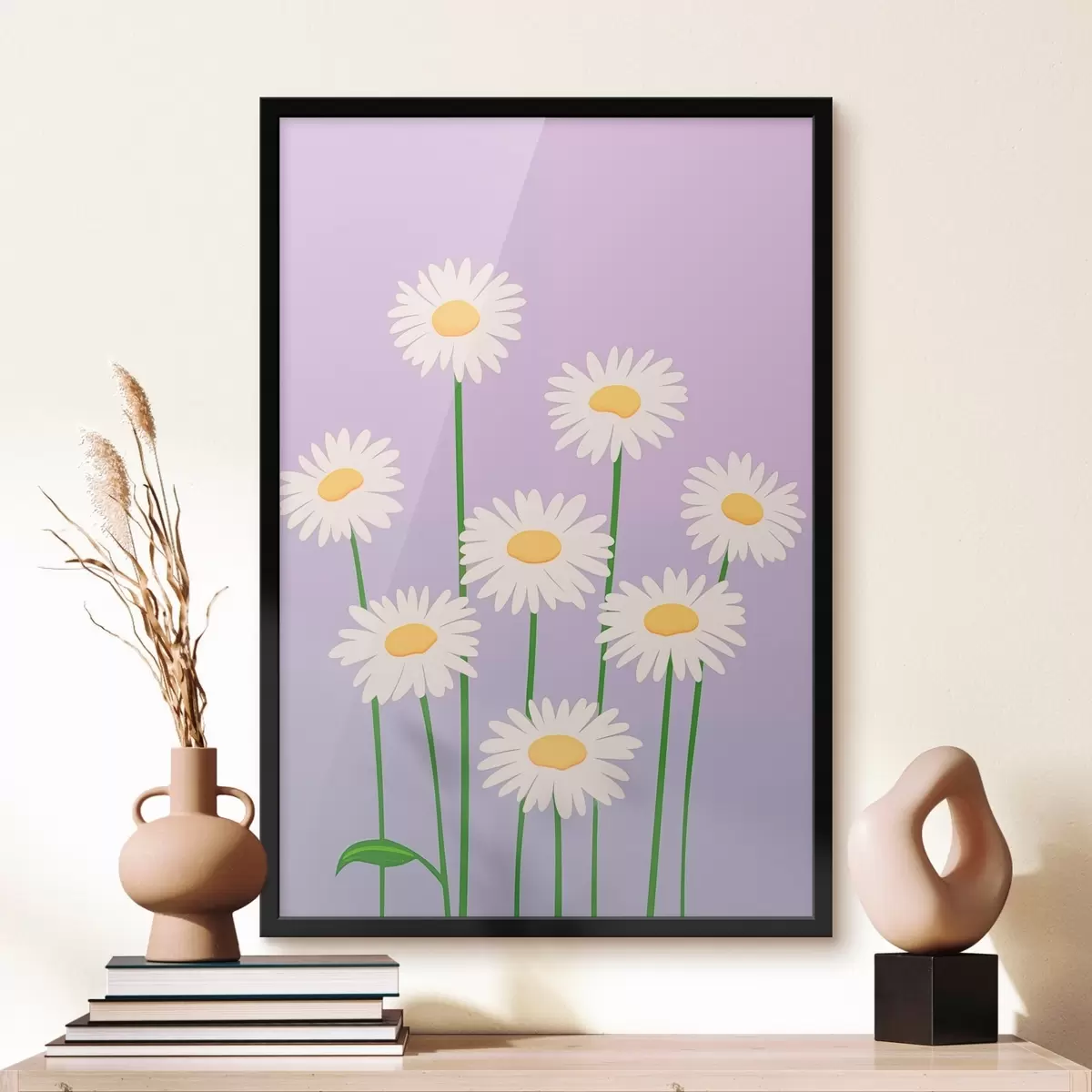 Poster Boeket madeliefjes f45828