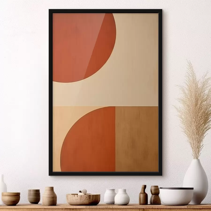 Papier peint photo Demi-cercles abstraits f45844