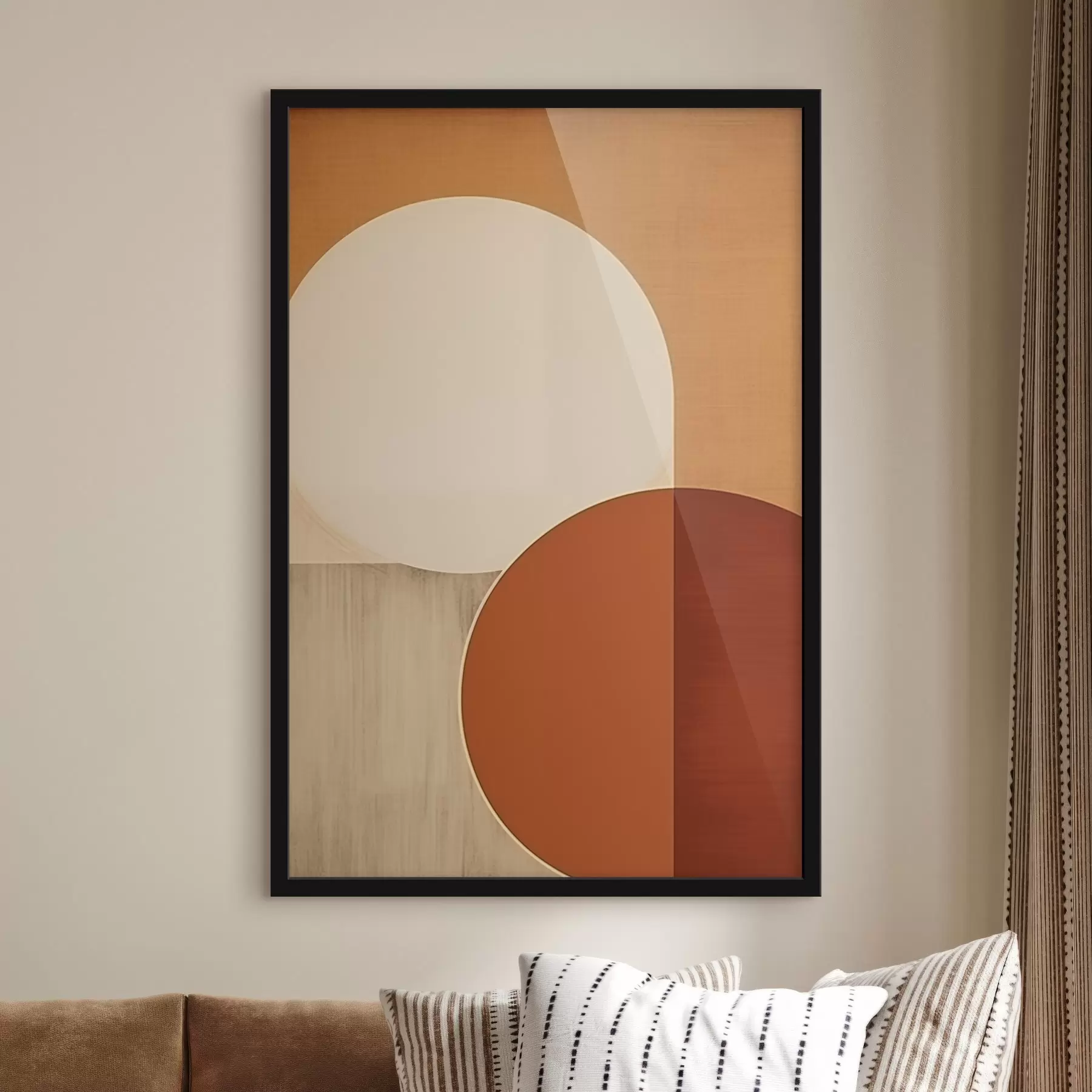 Fotobehang Abstracte halve cirkels f45845