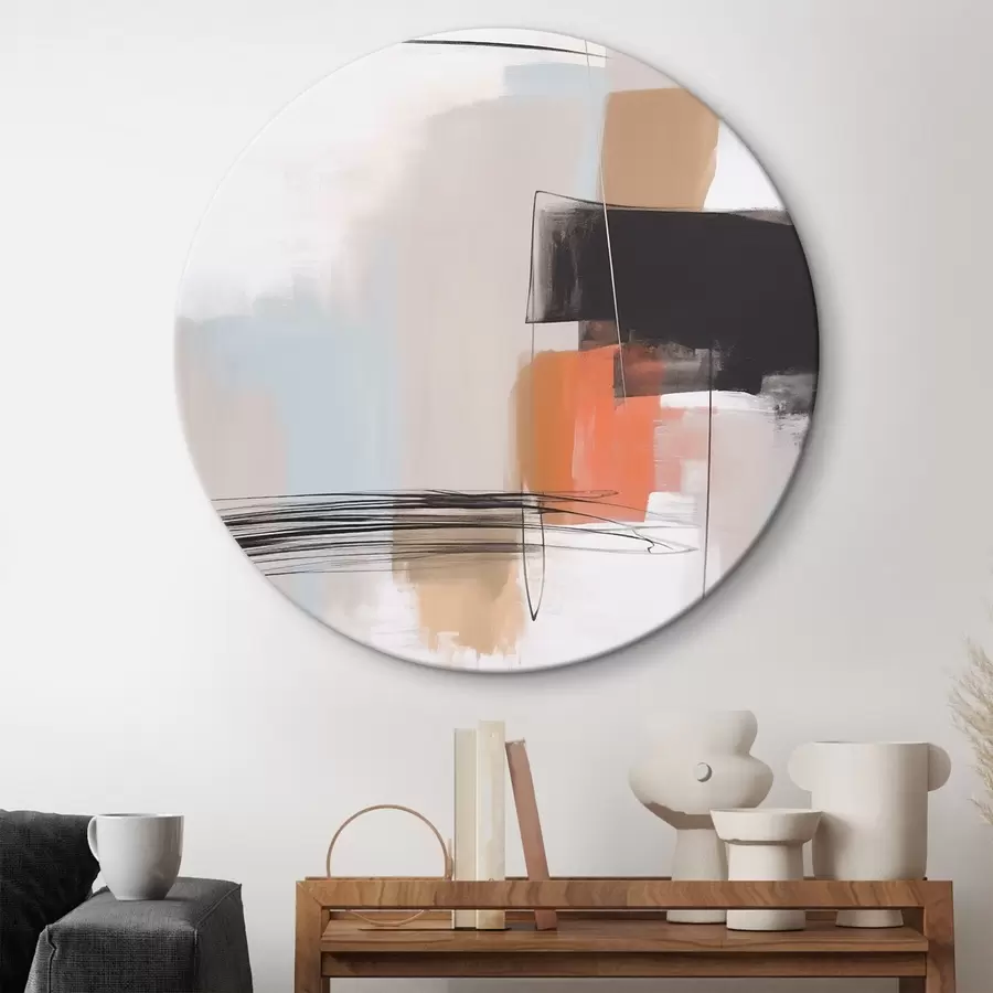  Schilderijen Abstractie imitatie van penseelstreken r45919