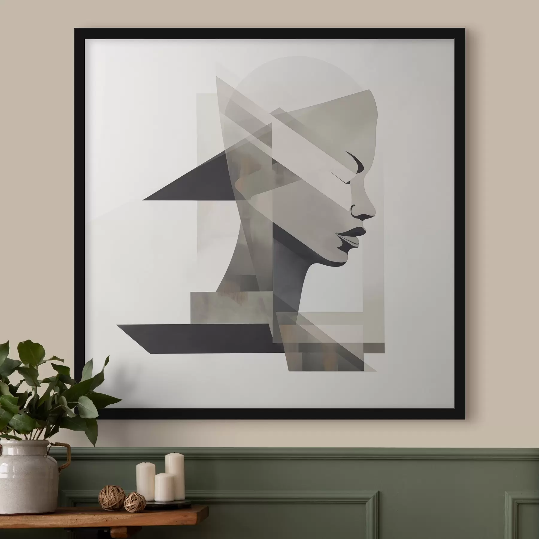 Fotobehang Abstract portret f45916