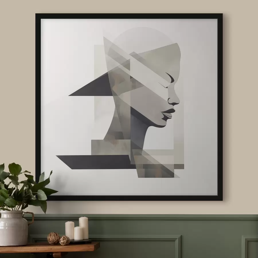 Fotobehang Abstract portret f45916