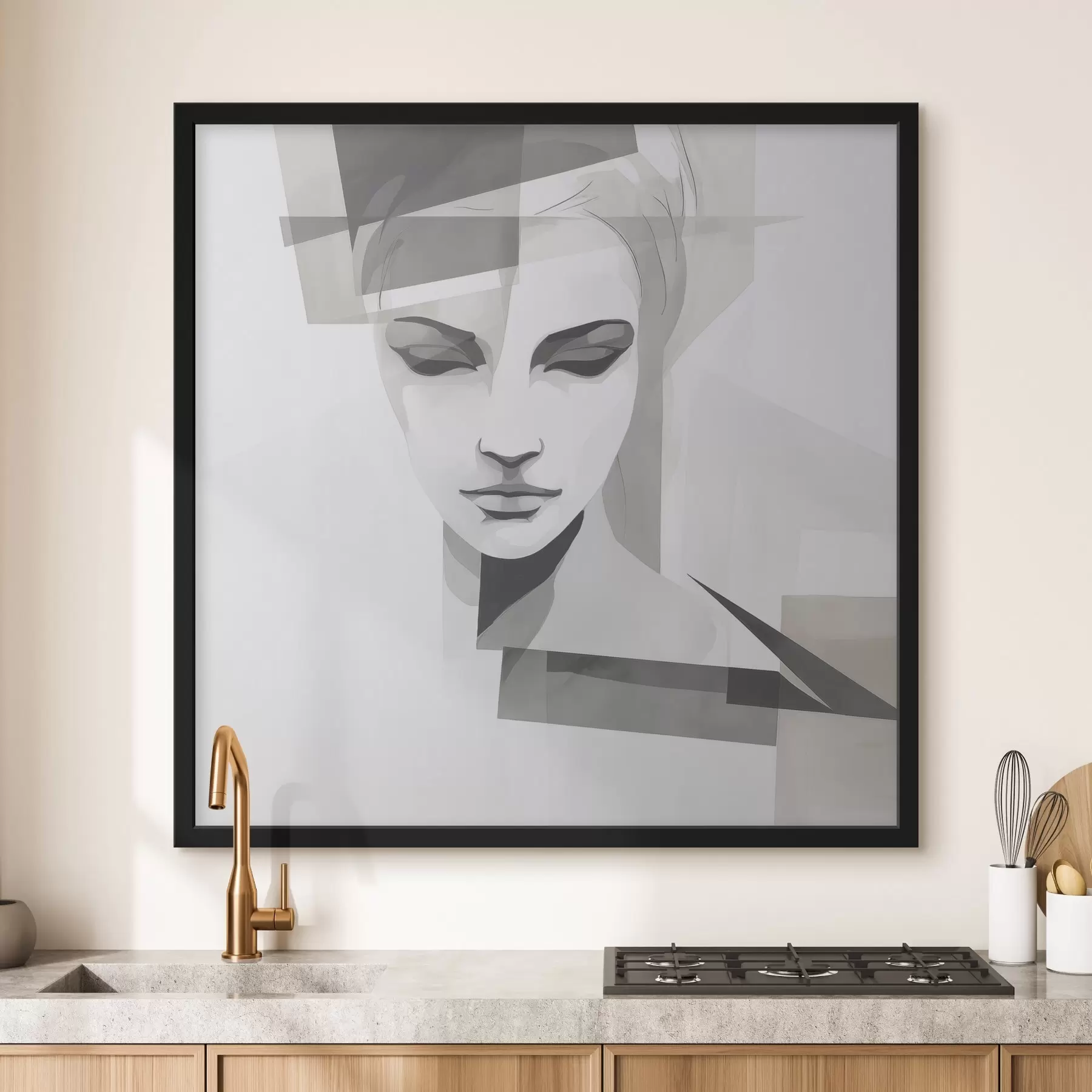 Fotobehang Abstract portret f45917