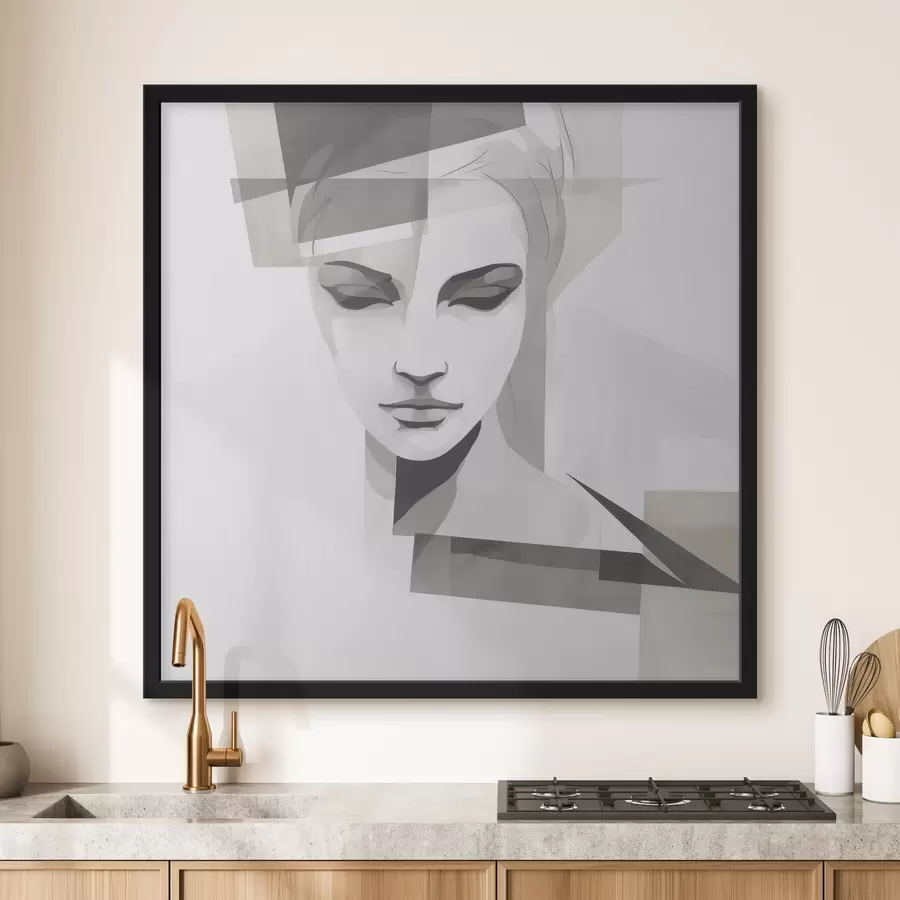 Fotobehang Abstract portret f45917