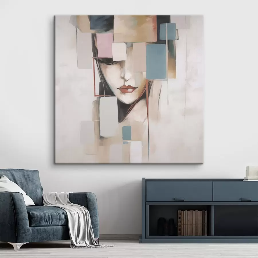  Peintures Portrait abstrait imitation peinture s45920