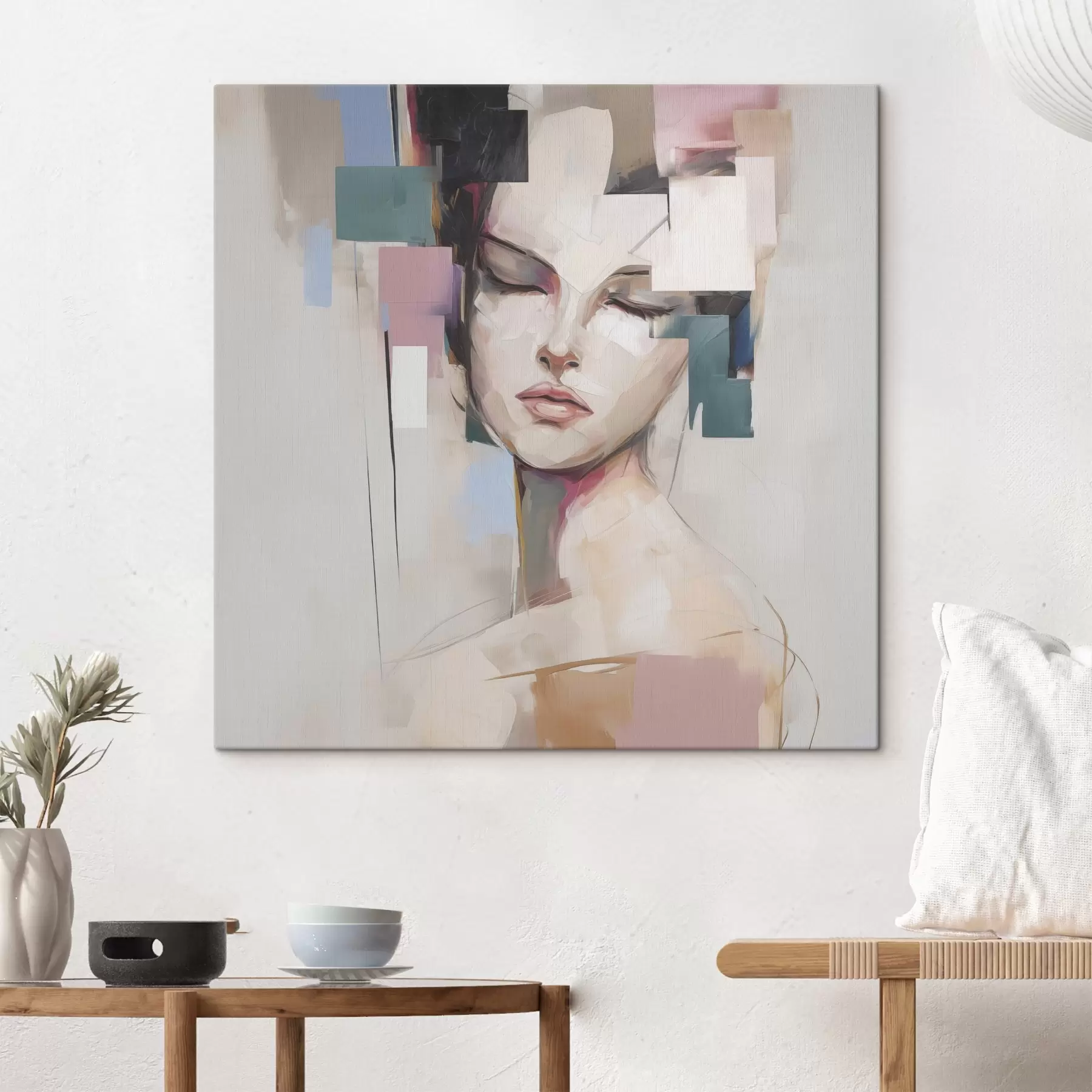  Peintures Portrait abstrait imitation peinture s45921