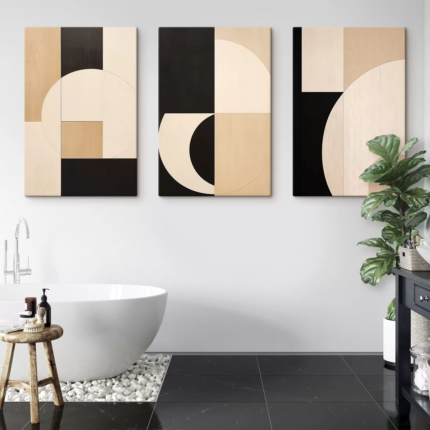  Peintures Géométrie abstraite m00761