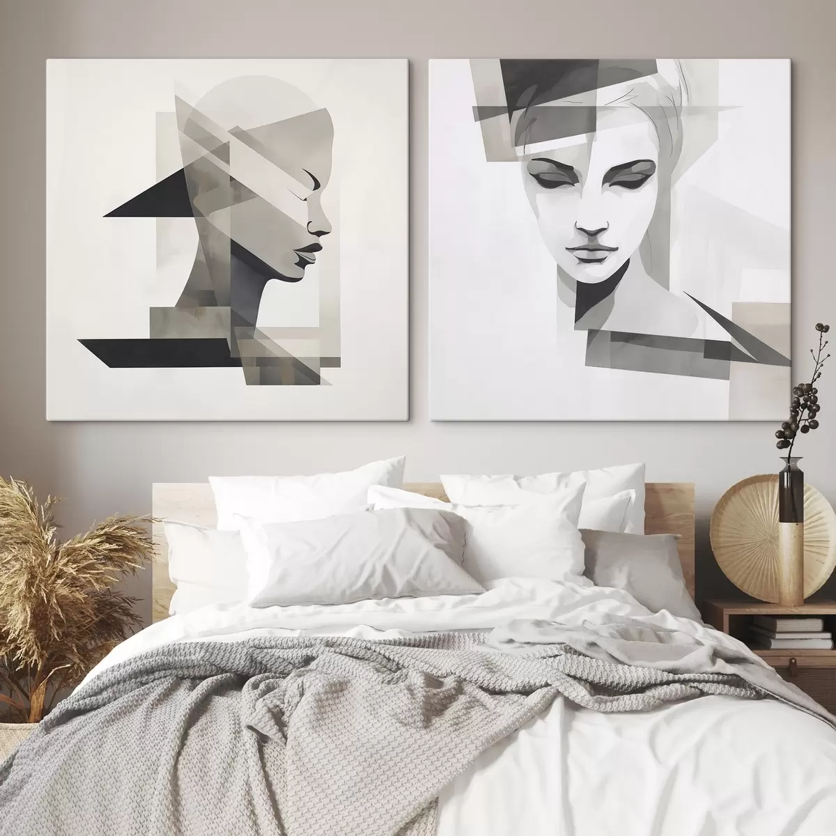  Peintures Portrait abstrait m00753