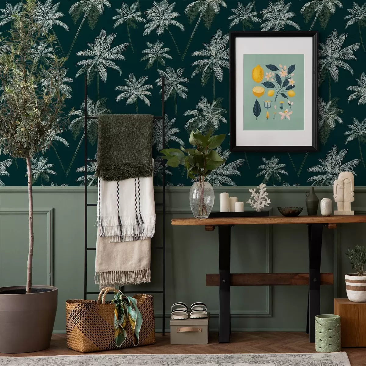 Behang Palmbomen a00535