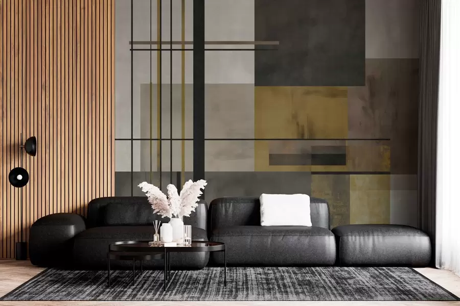 Fotobehang abstracte geometrie w04502