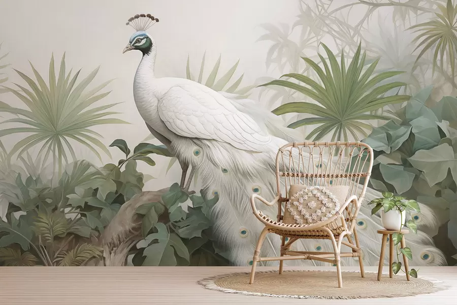 Papier peint photo Paon w04595