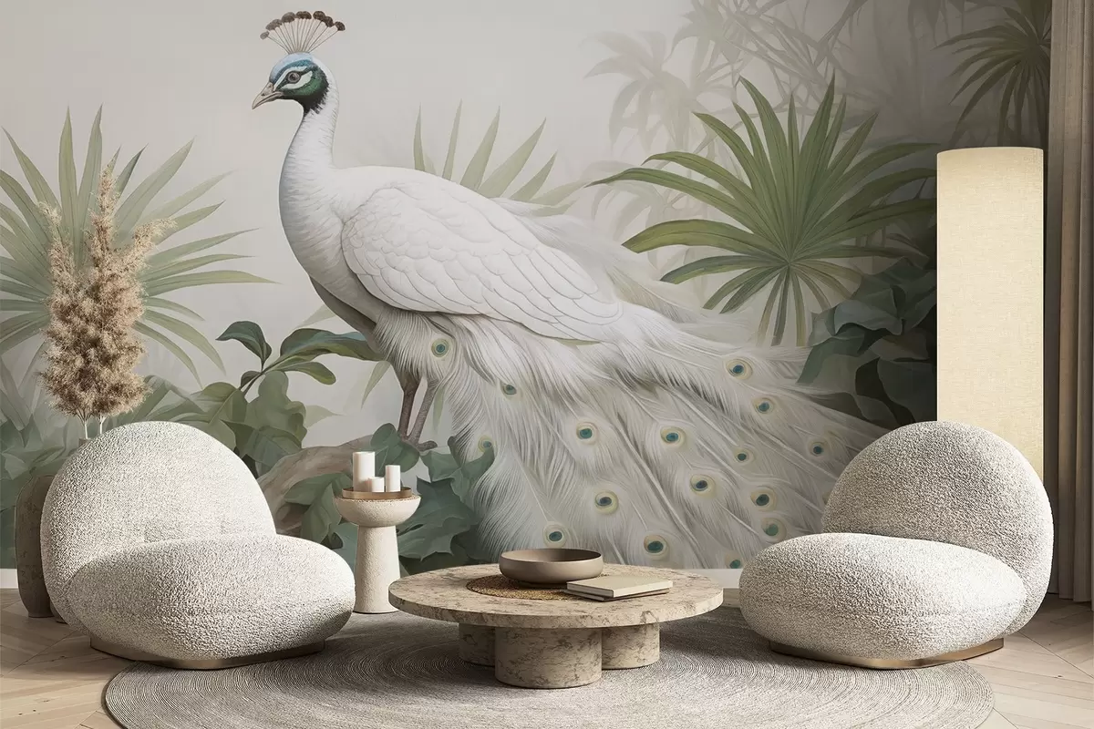 Papier peint photo Paon w04595