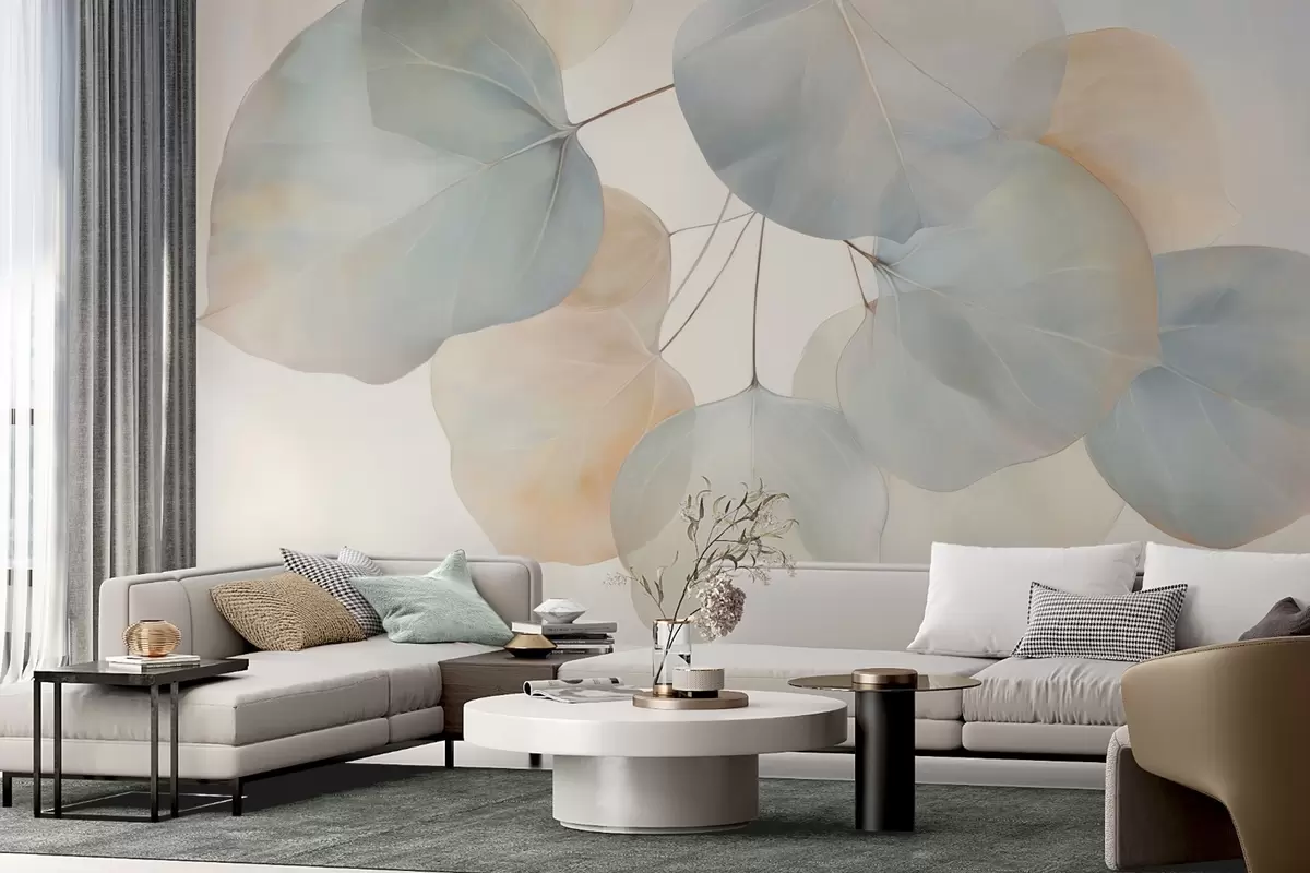 Fotobehang Enorme bladeren w04599