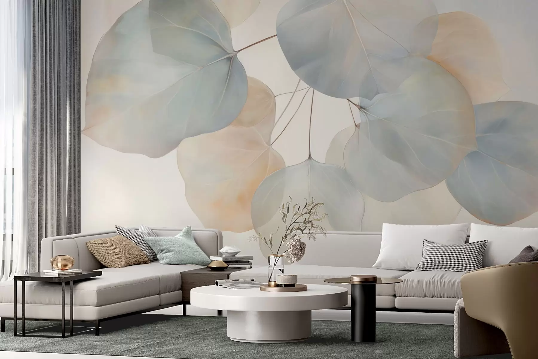 Fotobehang Enorme bladeren w04599