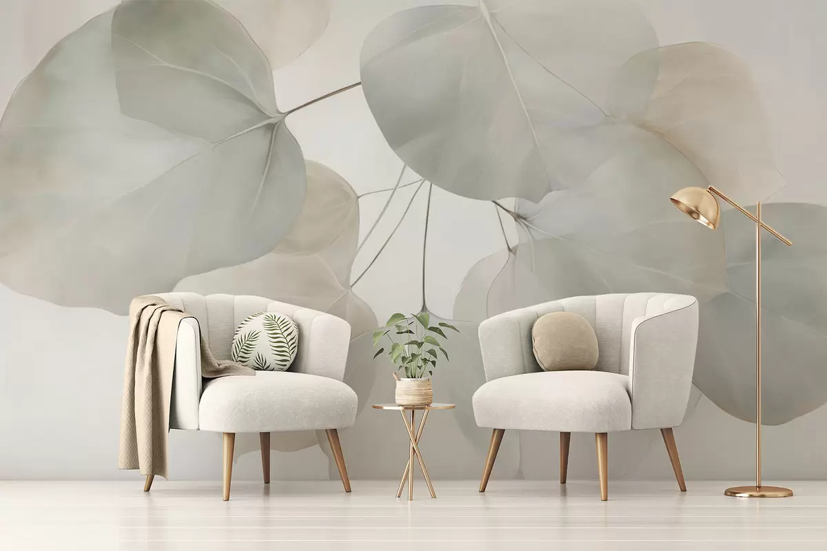 Papier peint photo Feuilles énormes w04599v1