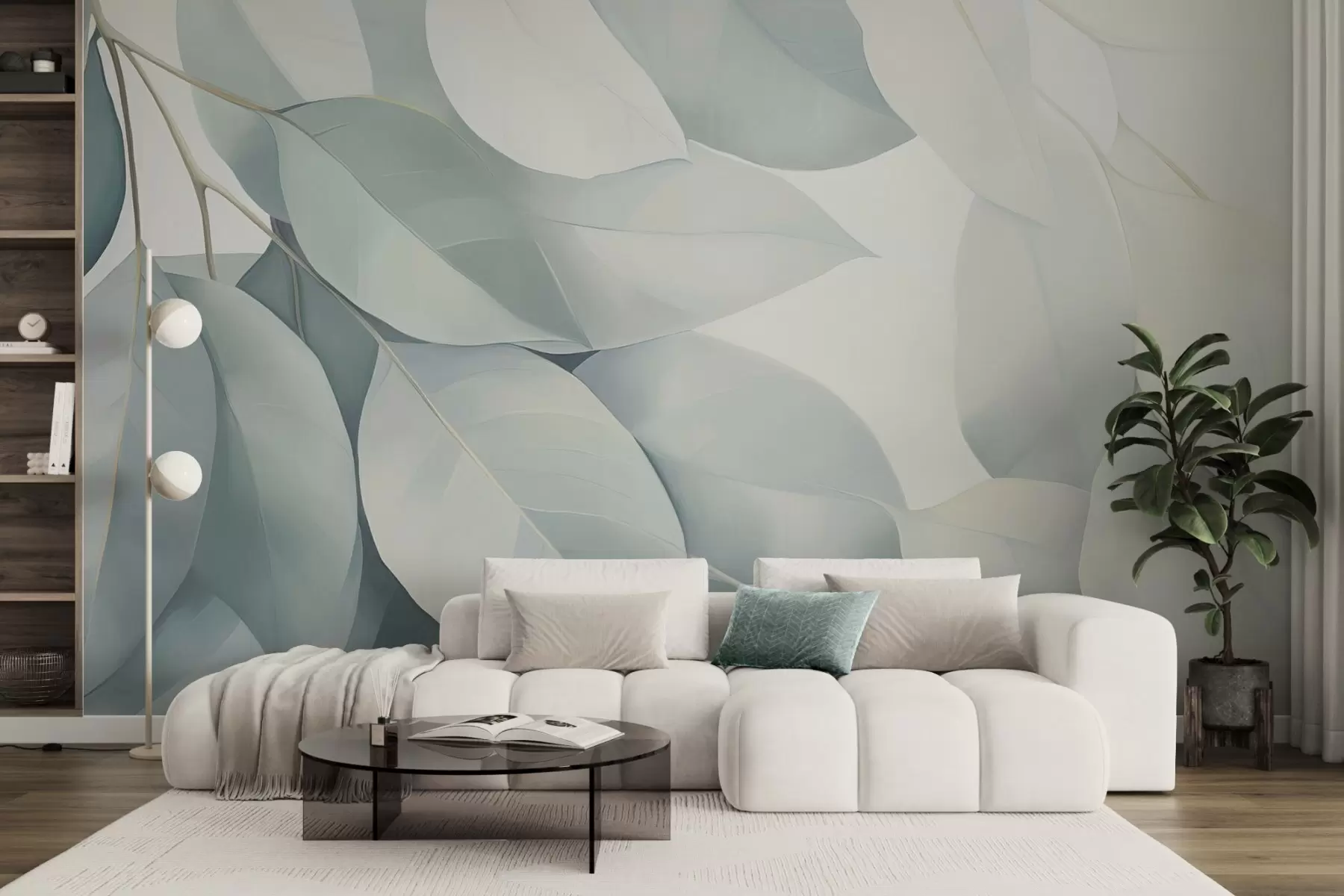 Fotobehang Gebladerte w04600