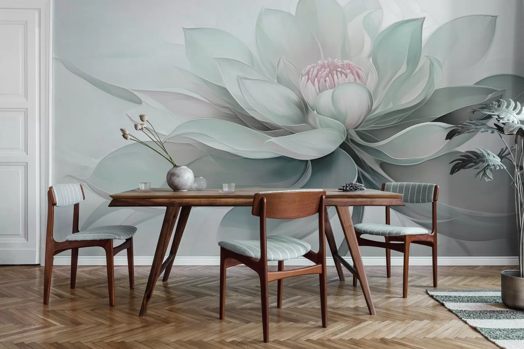 Papier peint photo Le mystère de la fleur w04563v2