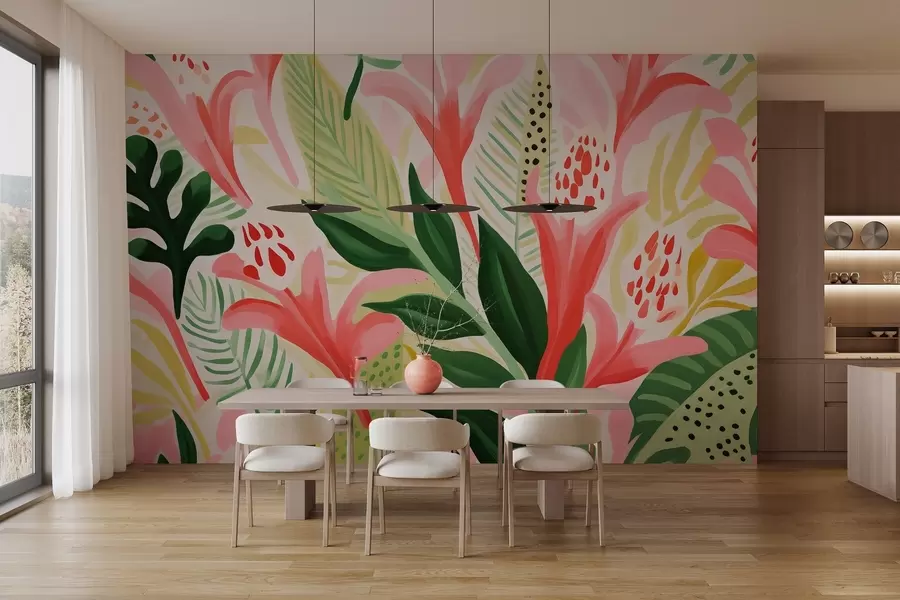 Papier peint photo Vol de couleurs w04564