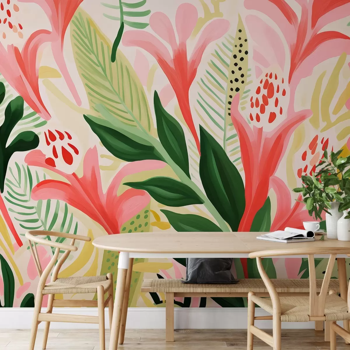 Fotobehang Vlucht van kleuren w04564