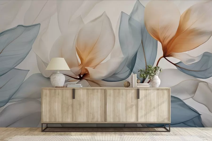 Fotobehang De magie van bloemblaadjes w04566