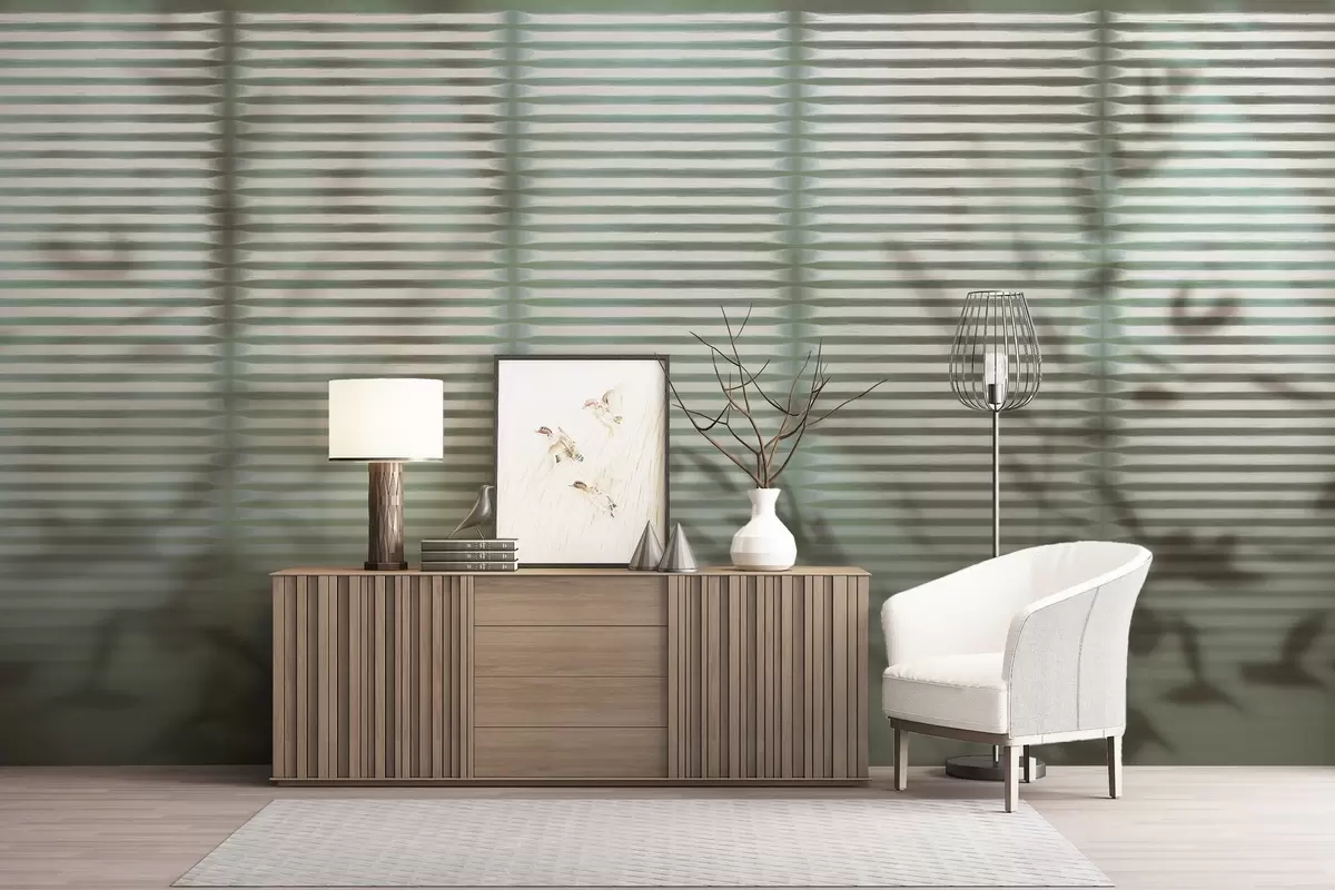 Papier peint photo Voile feuillu w04569