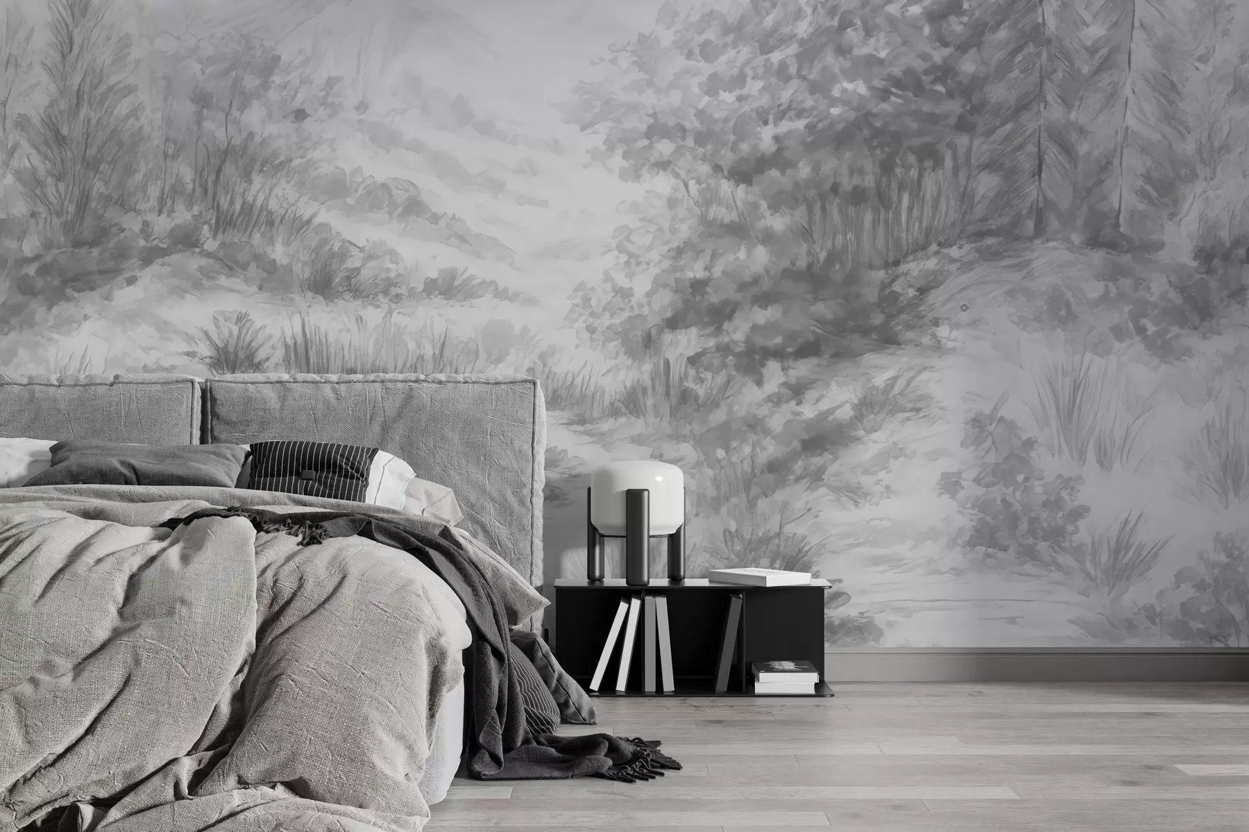 Fotobehang Kleurrijke contouren w04572v2