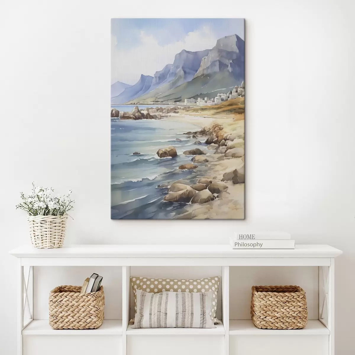  Schilderijen Kust imitatie van aquarel s45978