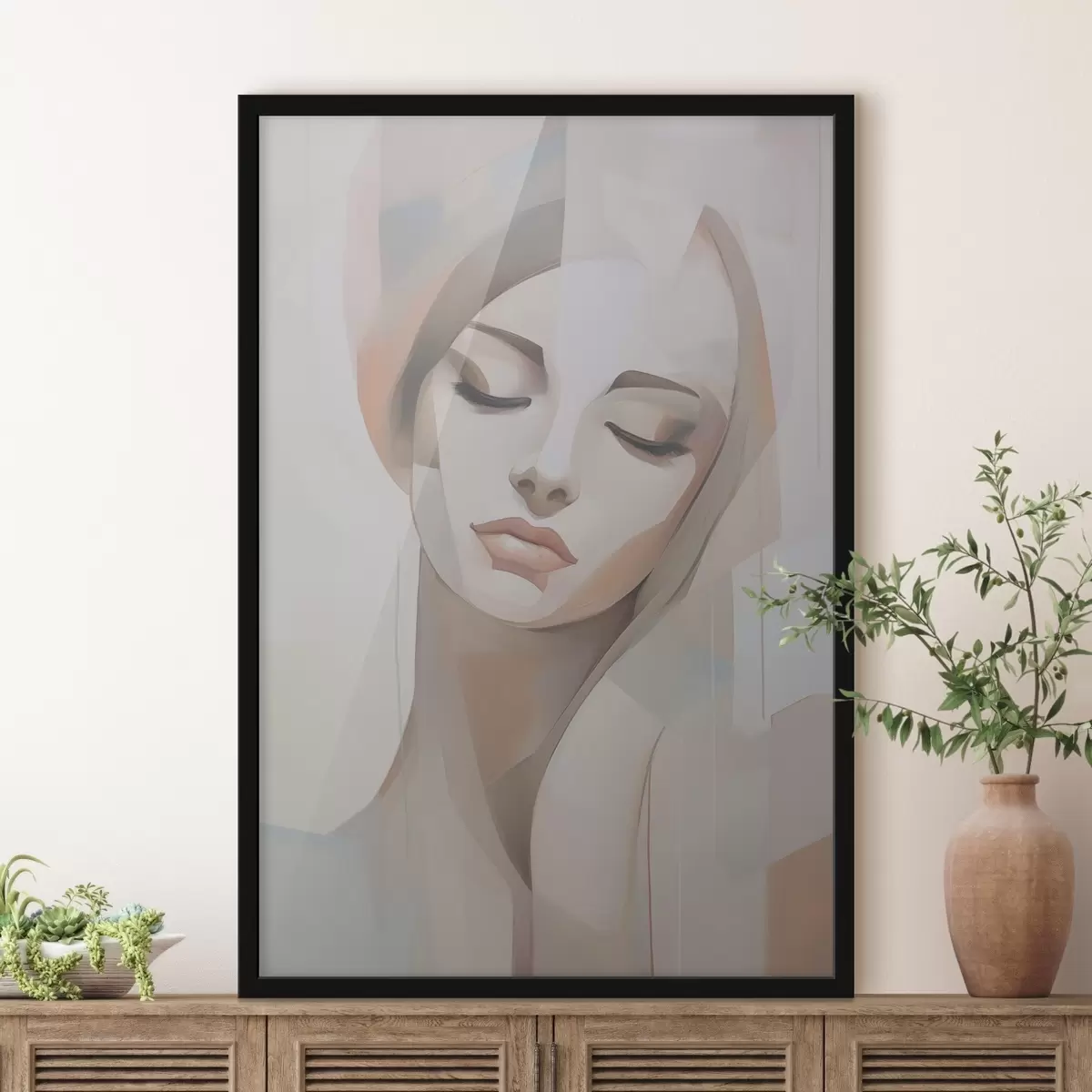 Poster Portret van een meisje f45973