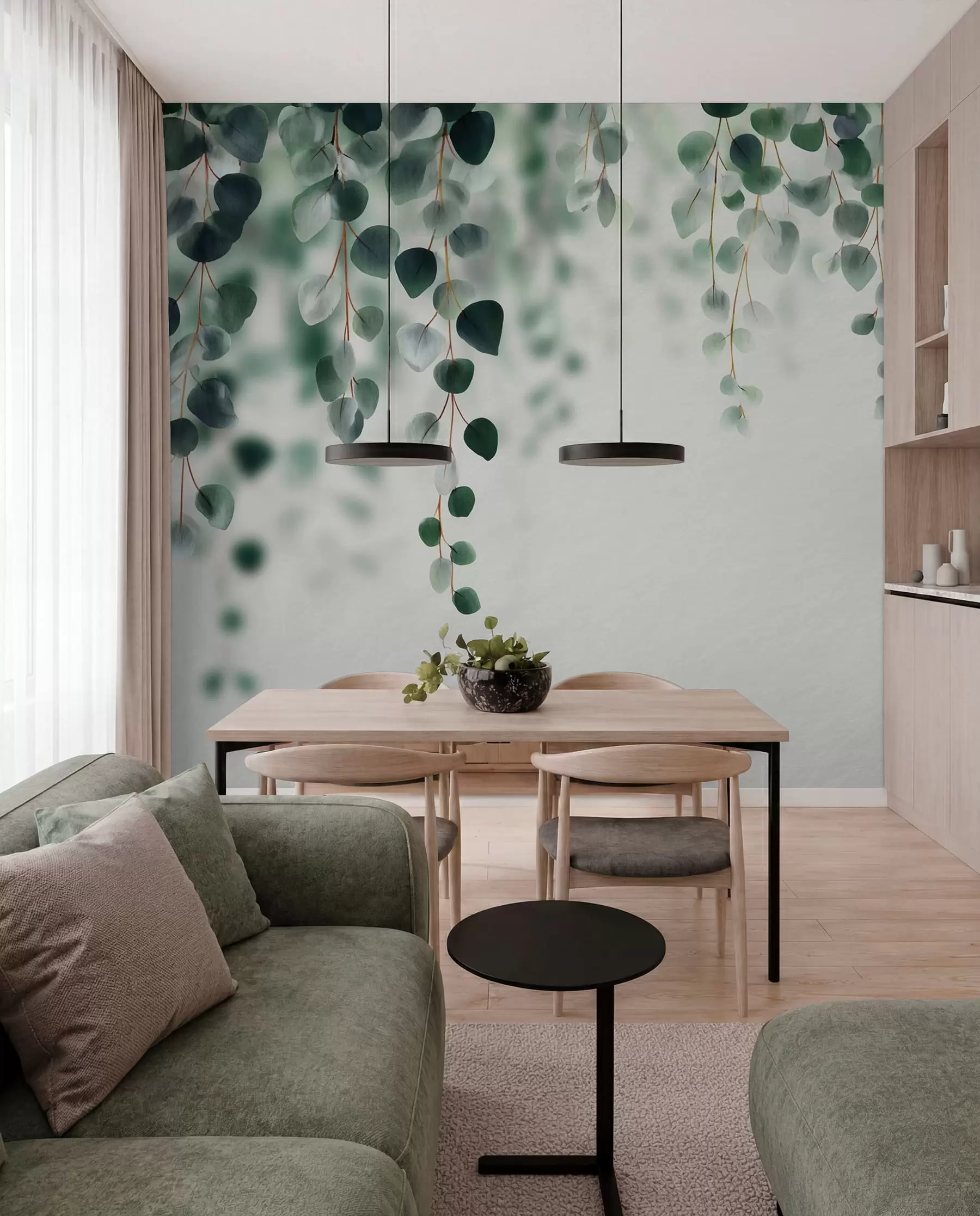Fotobehang Eucalyptus van boven w04393