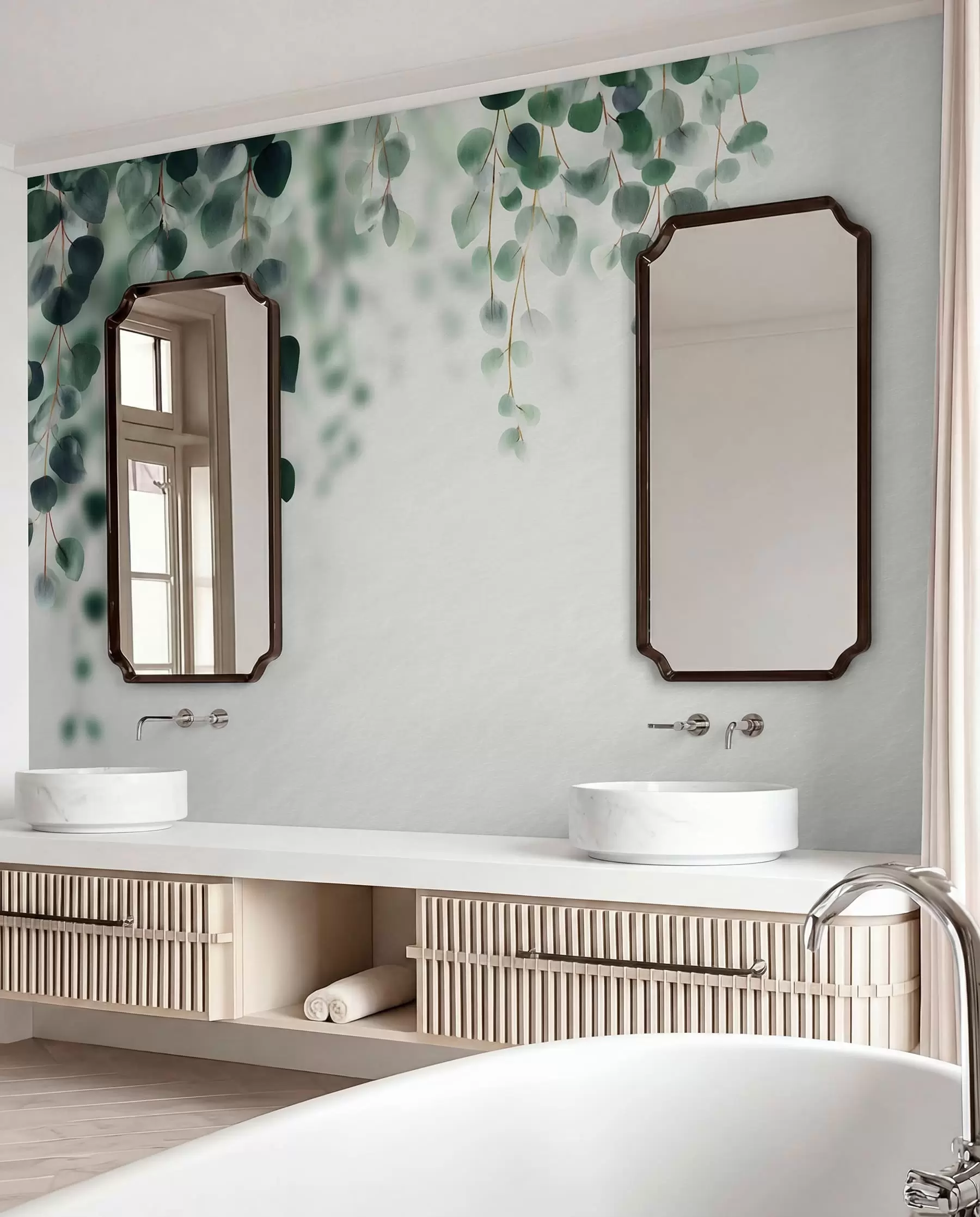 Fotobehang Eucalyptus van boven w04393