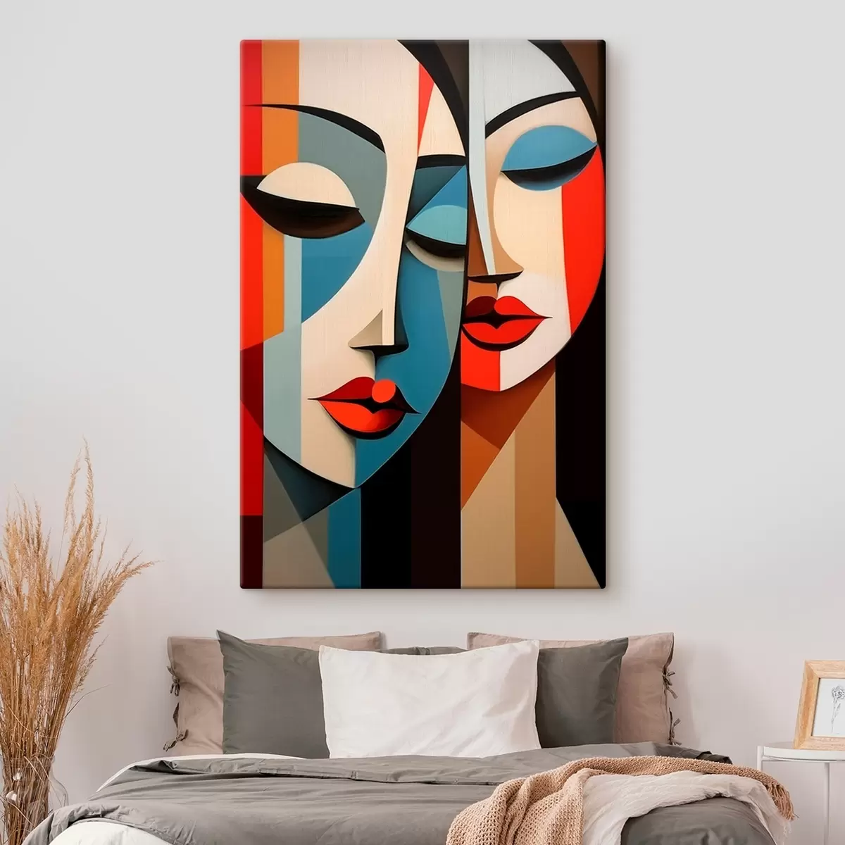  Peintures Portrait géométrique féminin s45966