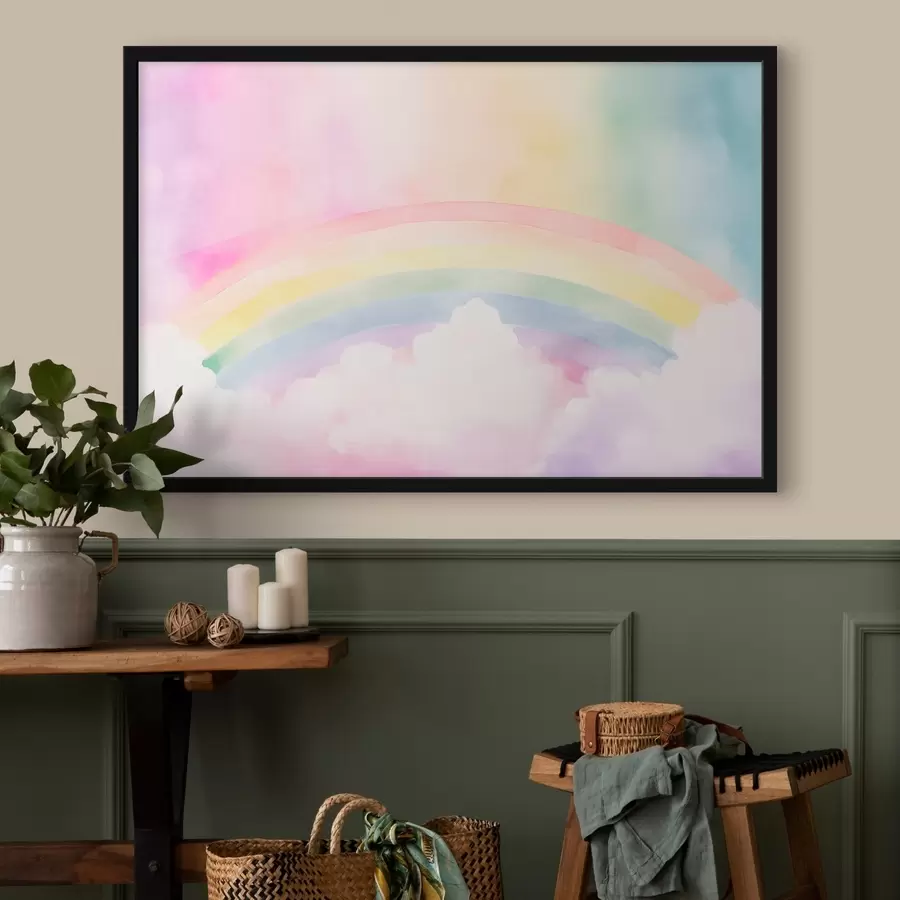 Fotobehang Regenboogwolken f45954