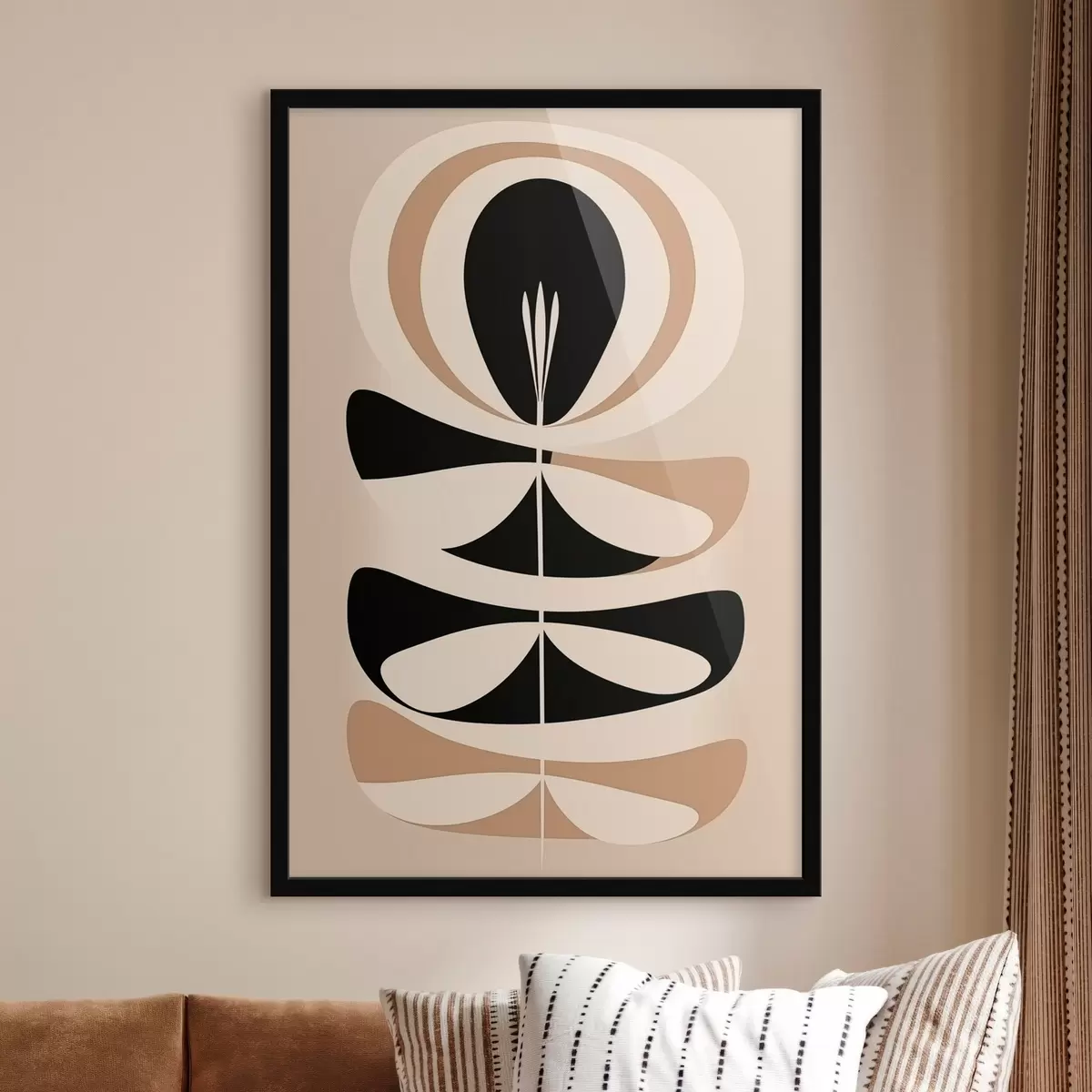 Poster Abstracte bloem f45969