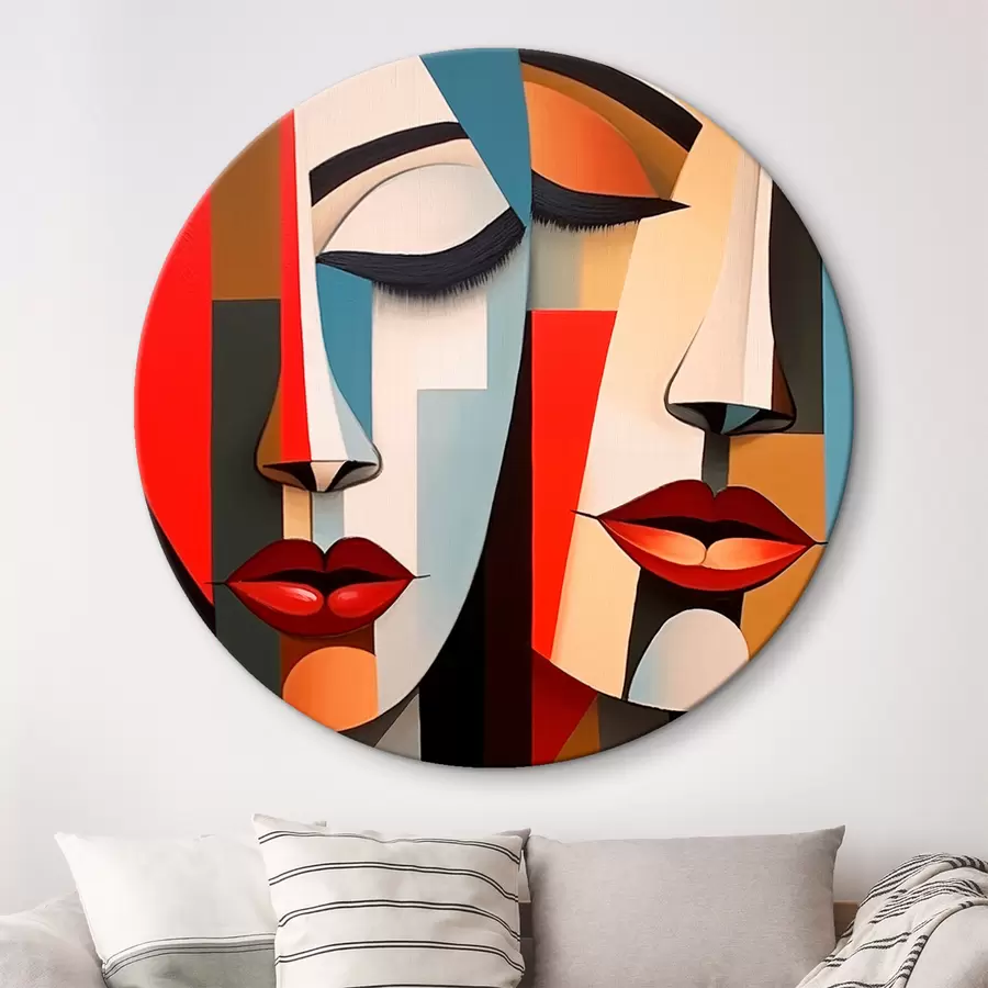  Peintures Visages féminins abstraits r45967