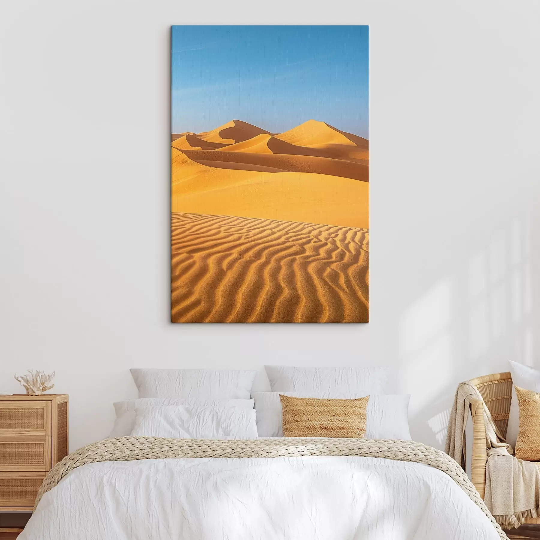  Schilderijen Blauwe lucht tegen de achtergrond van een woestijn s45666