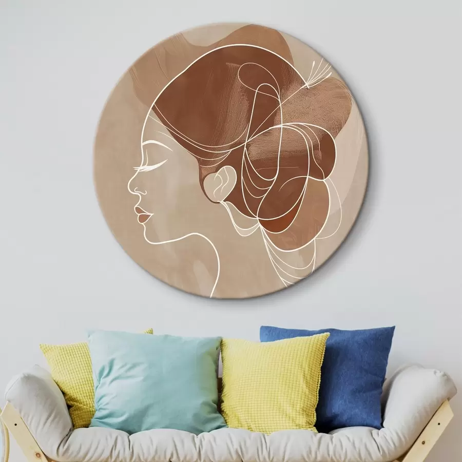  Schilderijen Abstracte compositie, meisje r45655