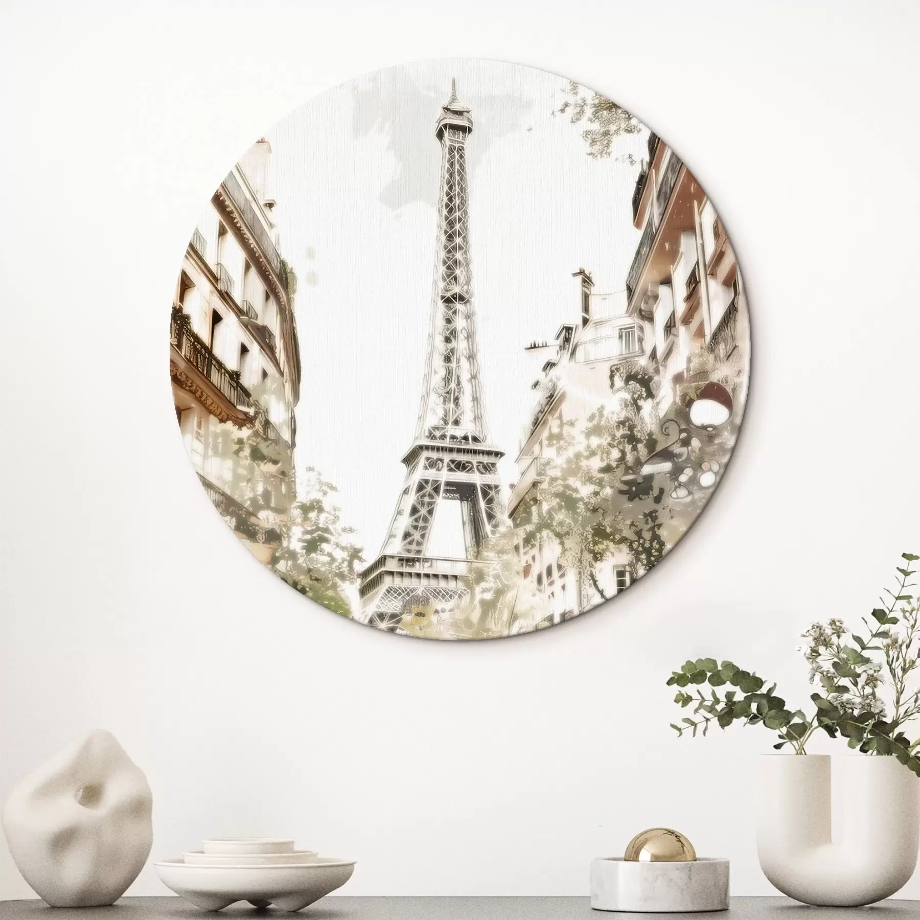  Peintures Image de Paris, imitation de peinture r45668