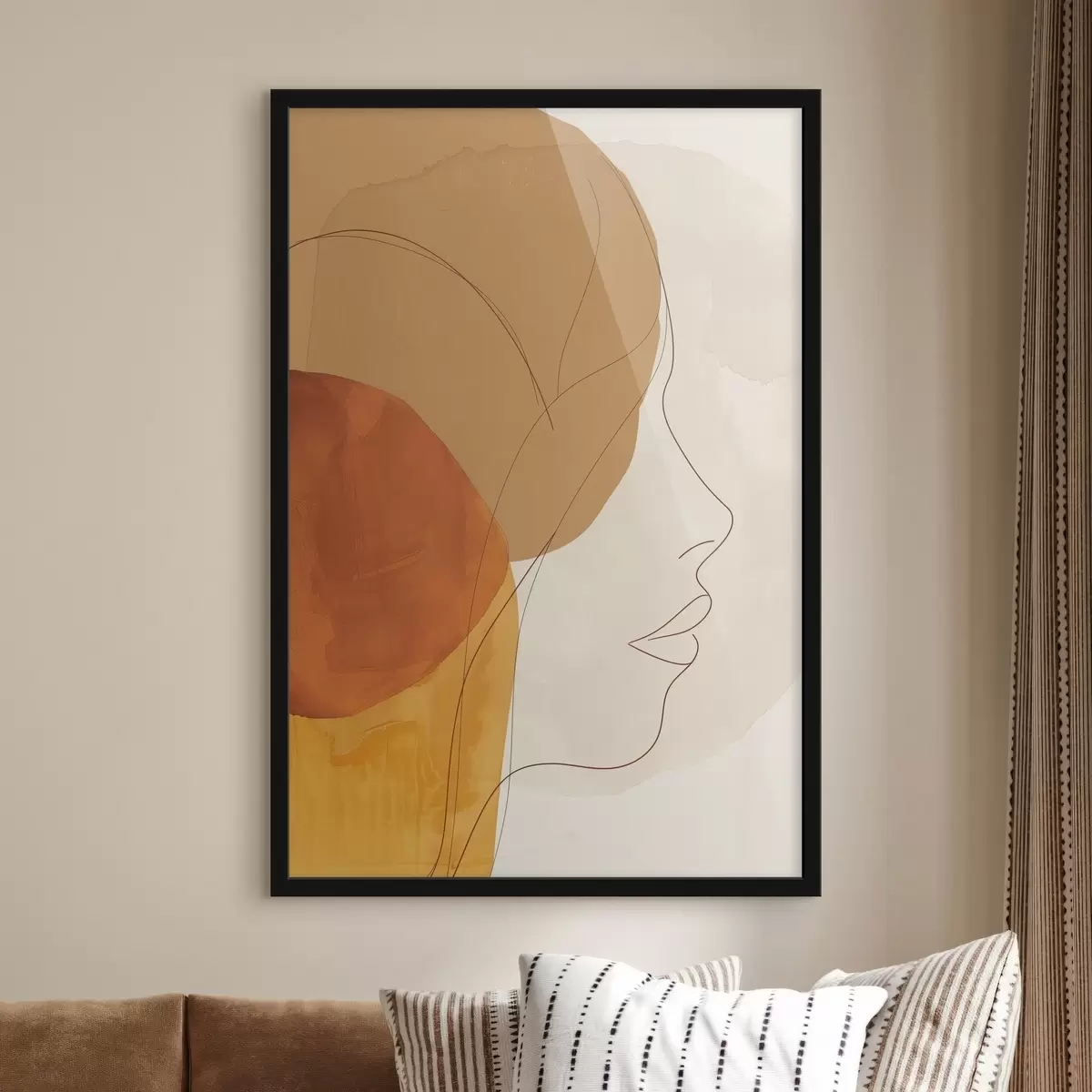 Affiche Abstraction, fille f45654