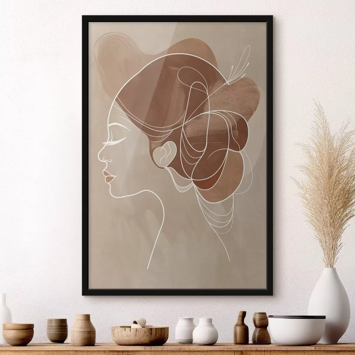 Affiche Composition abstraite, fille f45655